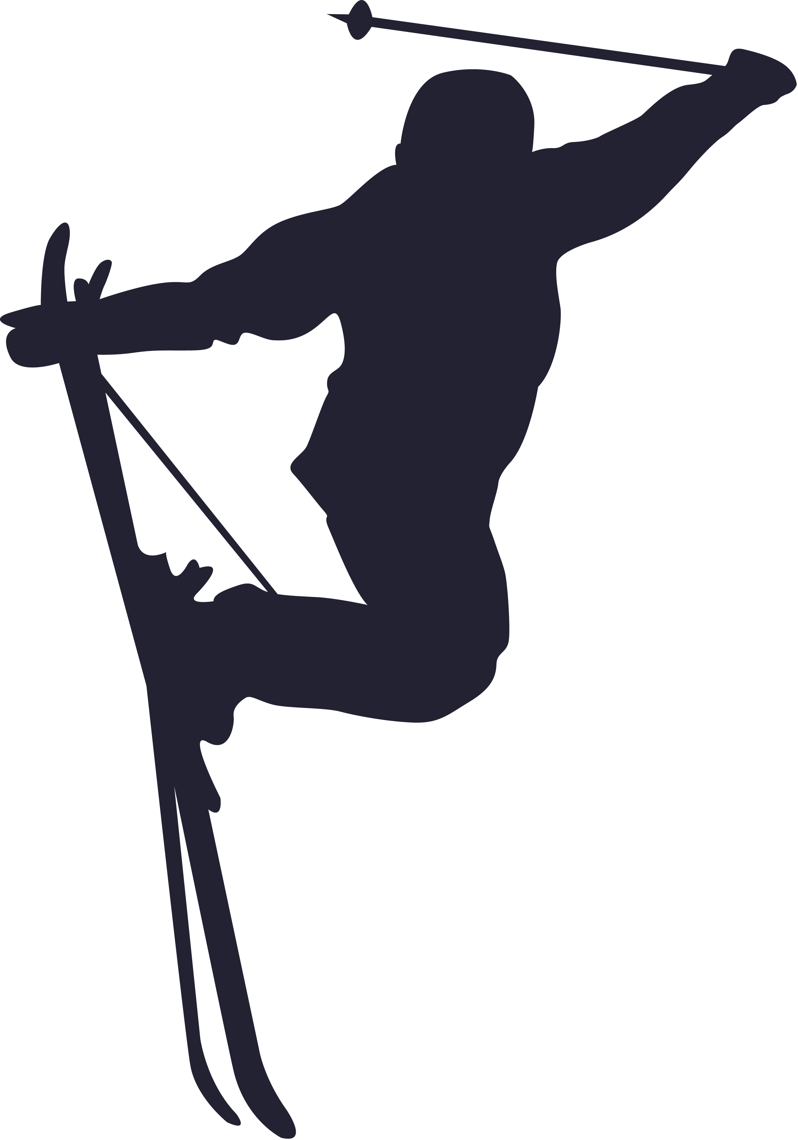 The Best Free Ski Silhouette Images Download From Free Silhouettes Of Ski At Getdrawings