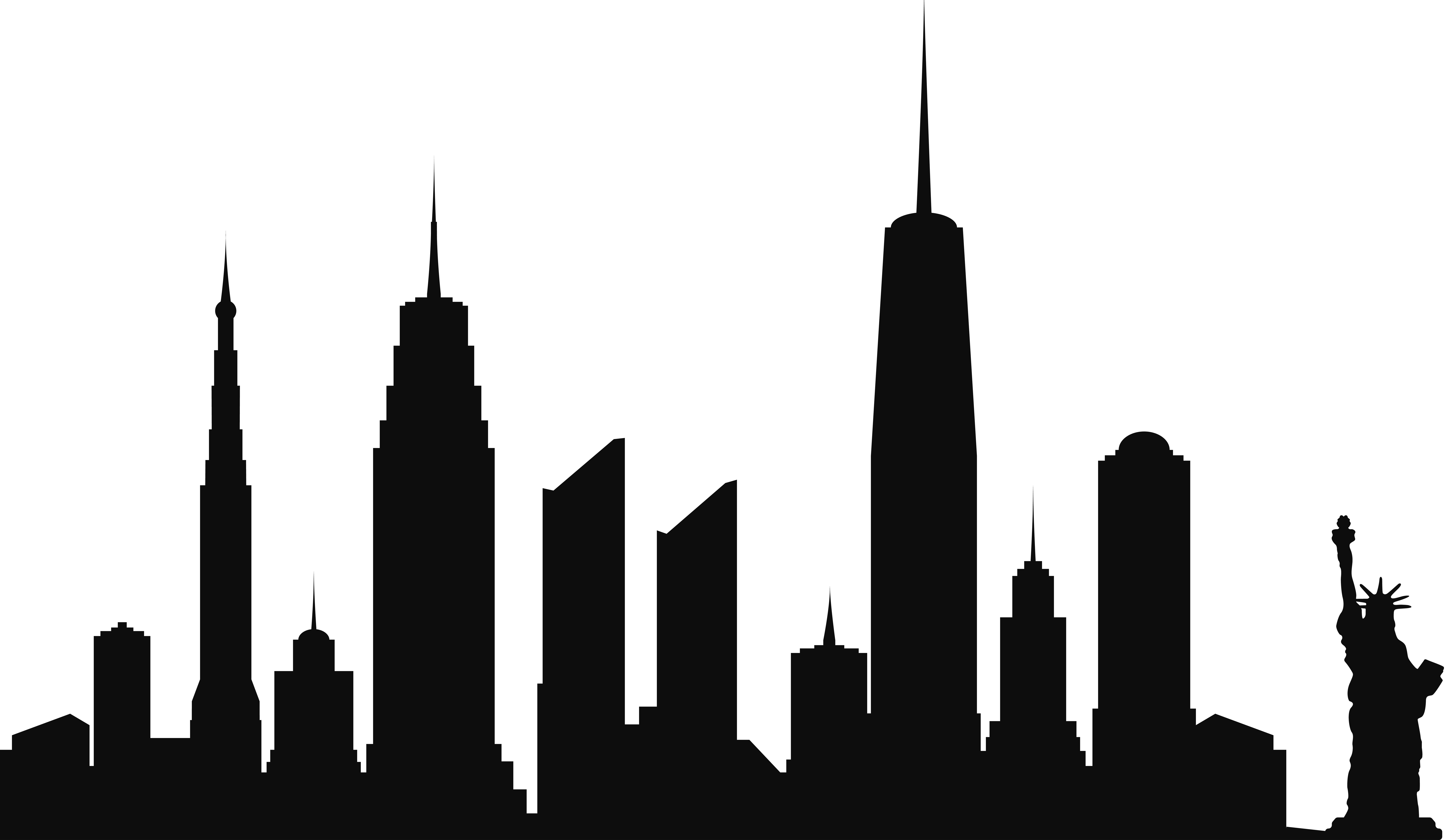 Skyline Silhouette New York at GetDrawings | Free download