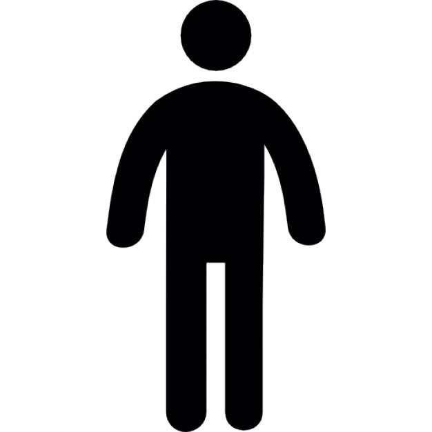 Standing Man Silhouette at GetDrawings | Free download