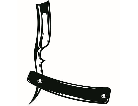 Straight Razor Silhouette At Getdrawings Free Download 3027