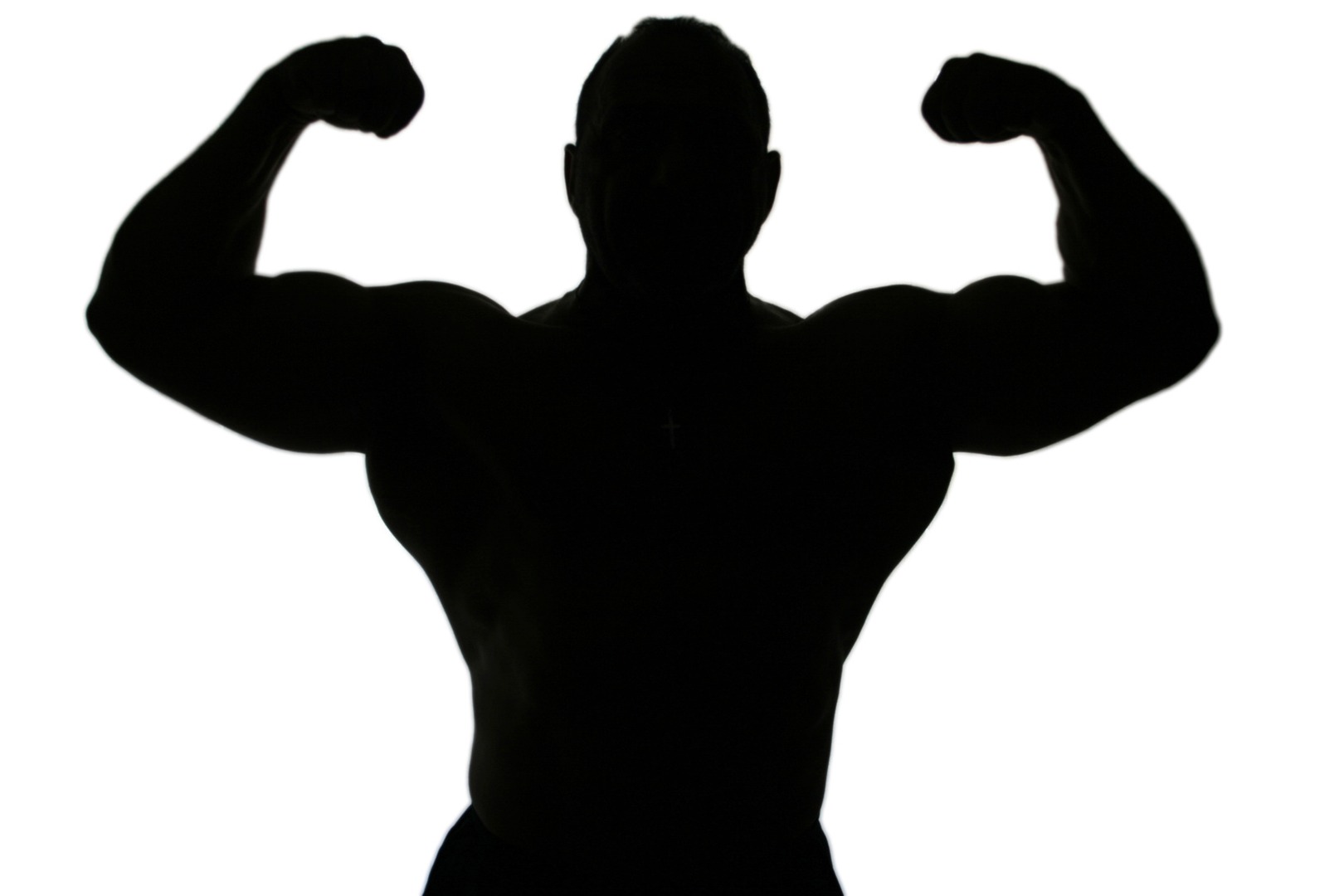 1620x1080 A Body Builder Silhouette Isolated On White Background Fitness. 