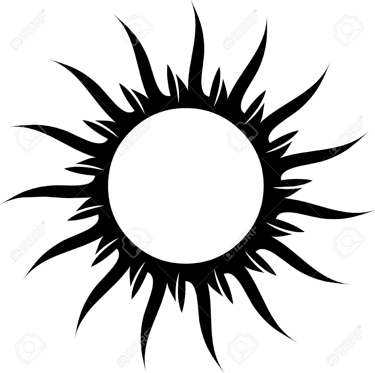 Sun Silhouette Clip Art At Getdrawings Free Download