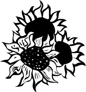 Download Sunflower Silhouette at GetDrawings | Free download