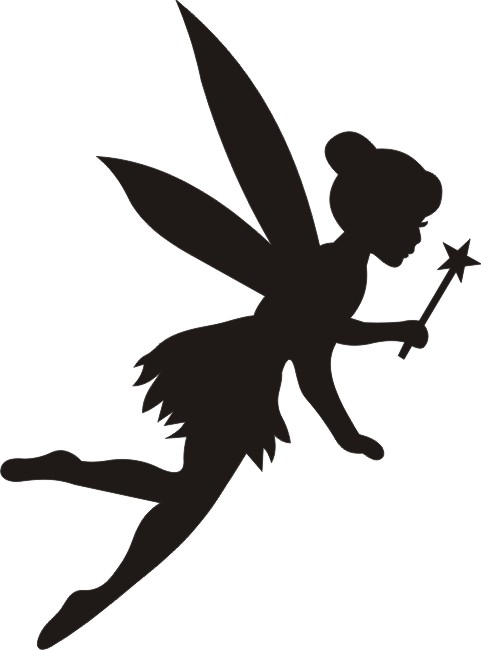 481x650 Theme Parks Tinkerbell Silhouette.