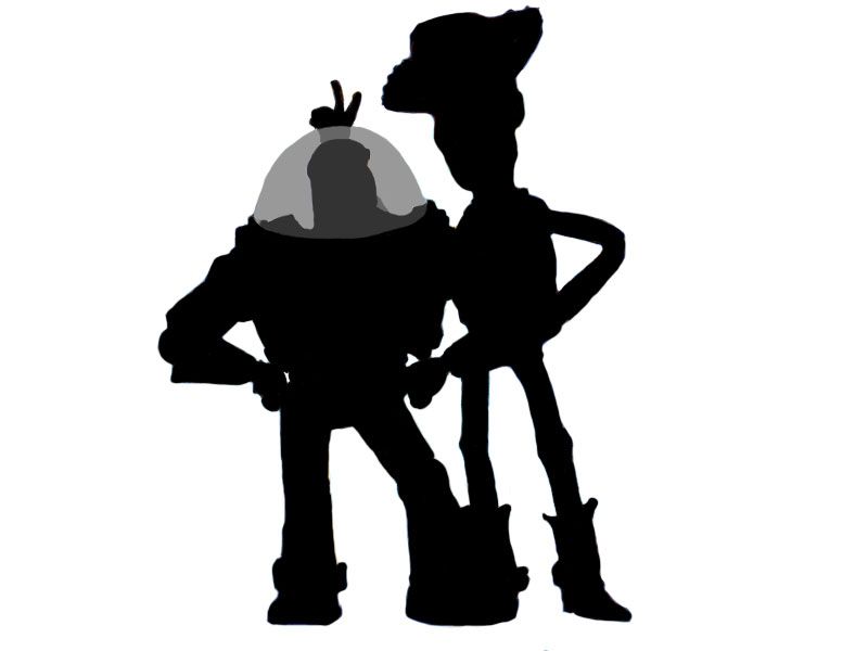 800x600 Toy Story Silhouette Toy, Silhouettes And Cricut.