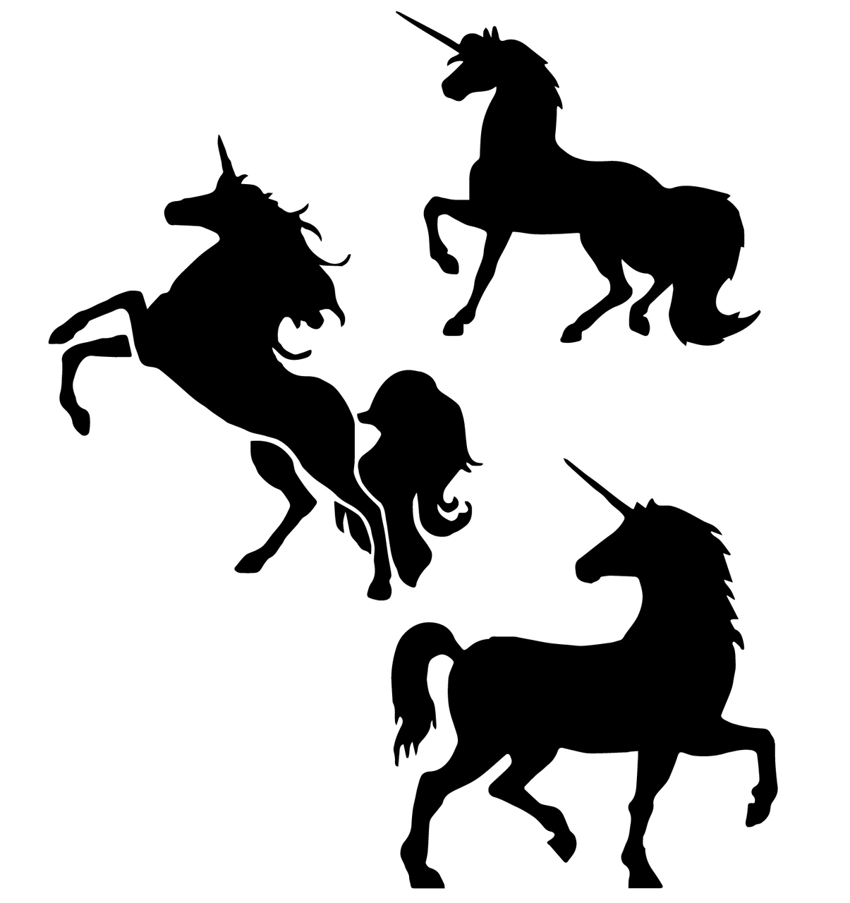 Unicorn Silhouette Free At Getdrawings Free Download