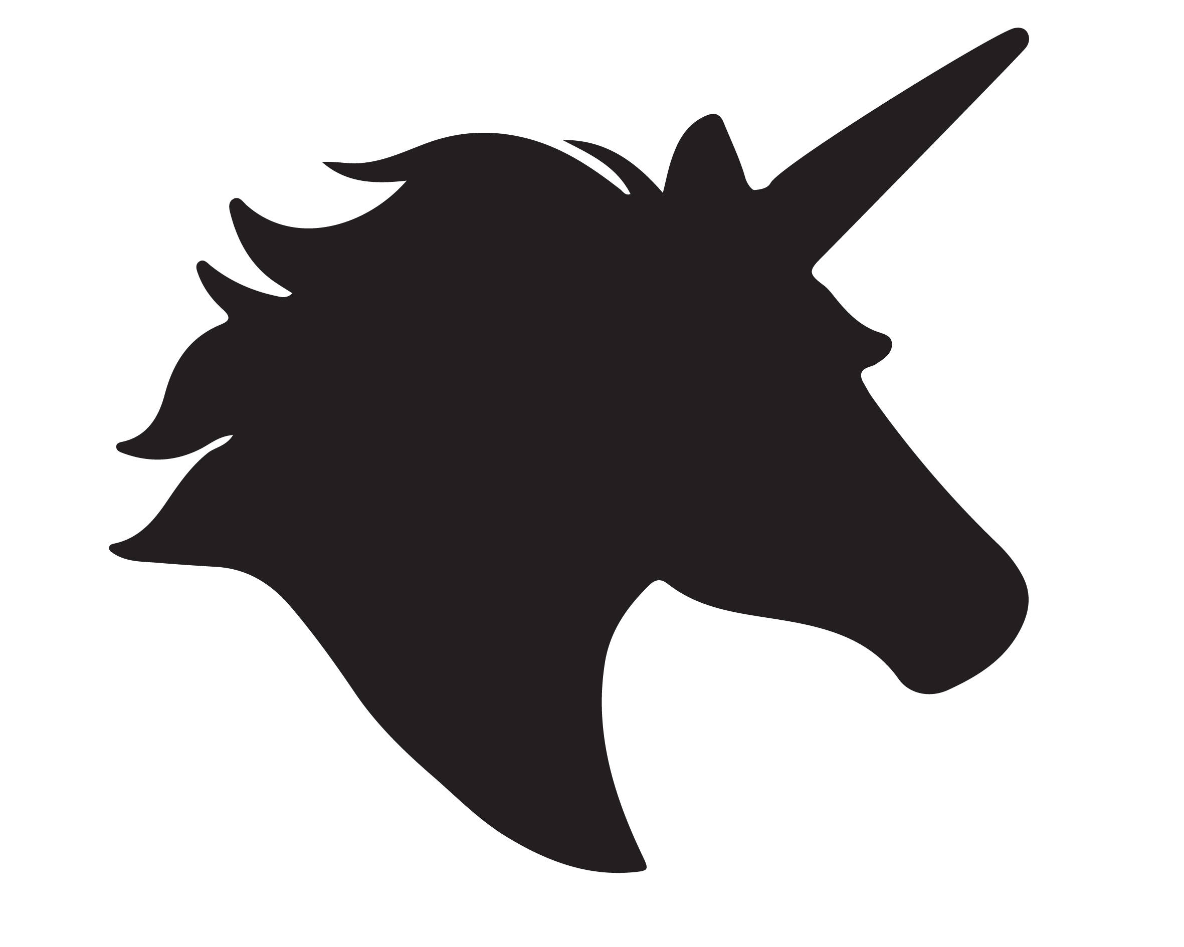 Unicorn Silhouette Vector at GetDrawings | Free download