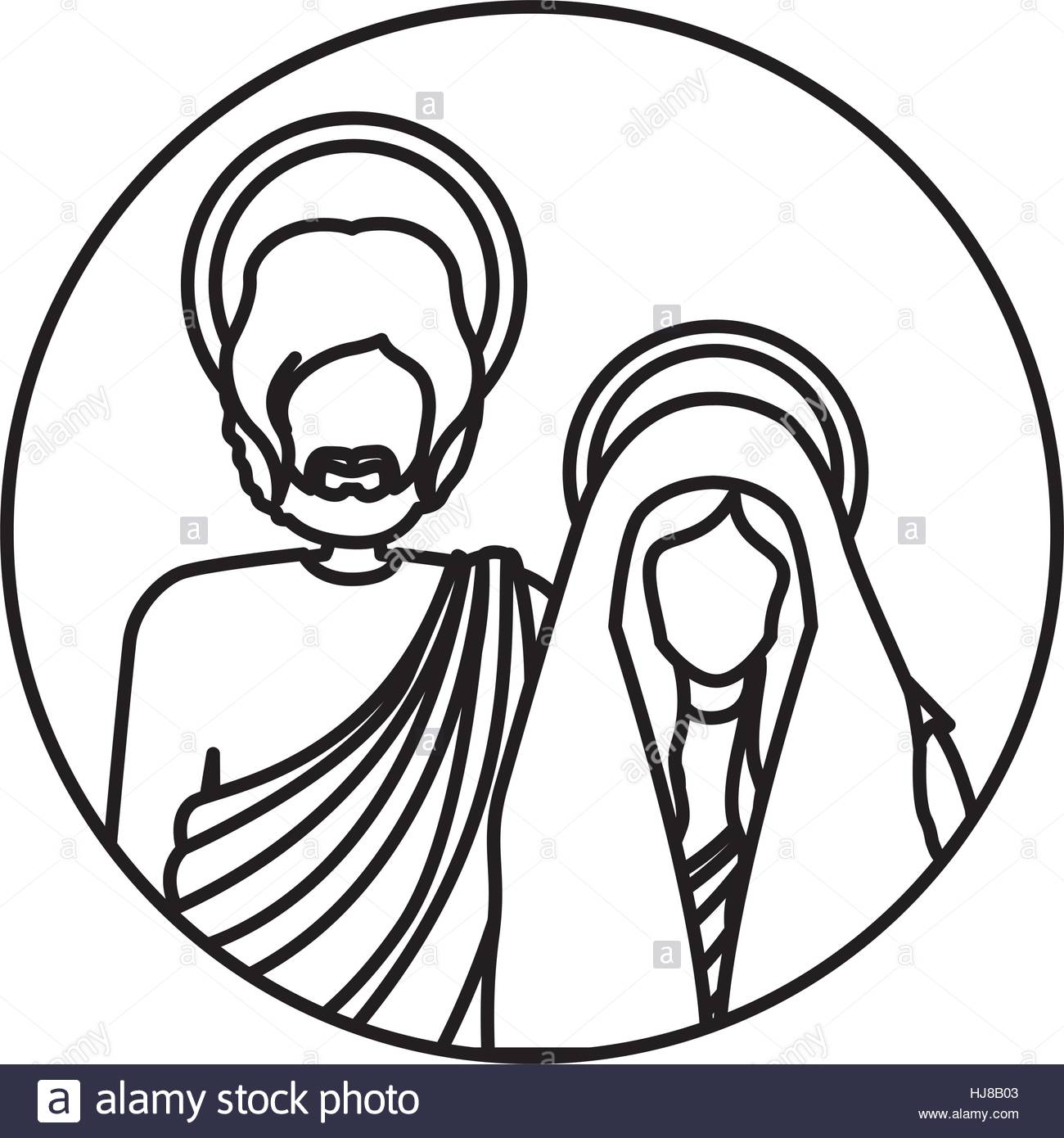 Virgin Mary Silhouette At Getdrawings 