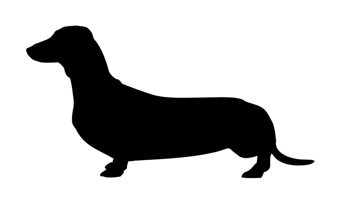 Weiner Dog Silhouette at GetDrawings | Free download