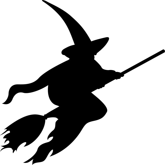 Witch Silhouette Pattern At GetDrawings Free Download