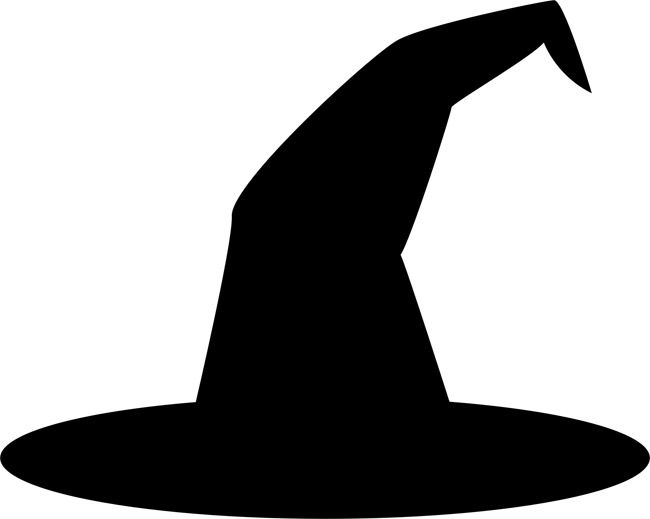 Witches Hat Silhouette At GetDrawings Free Download