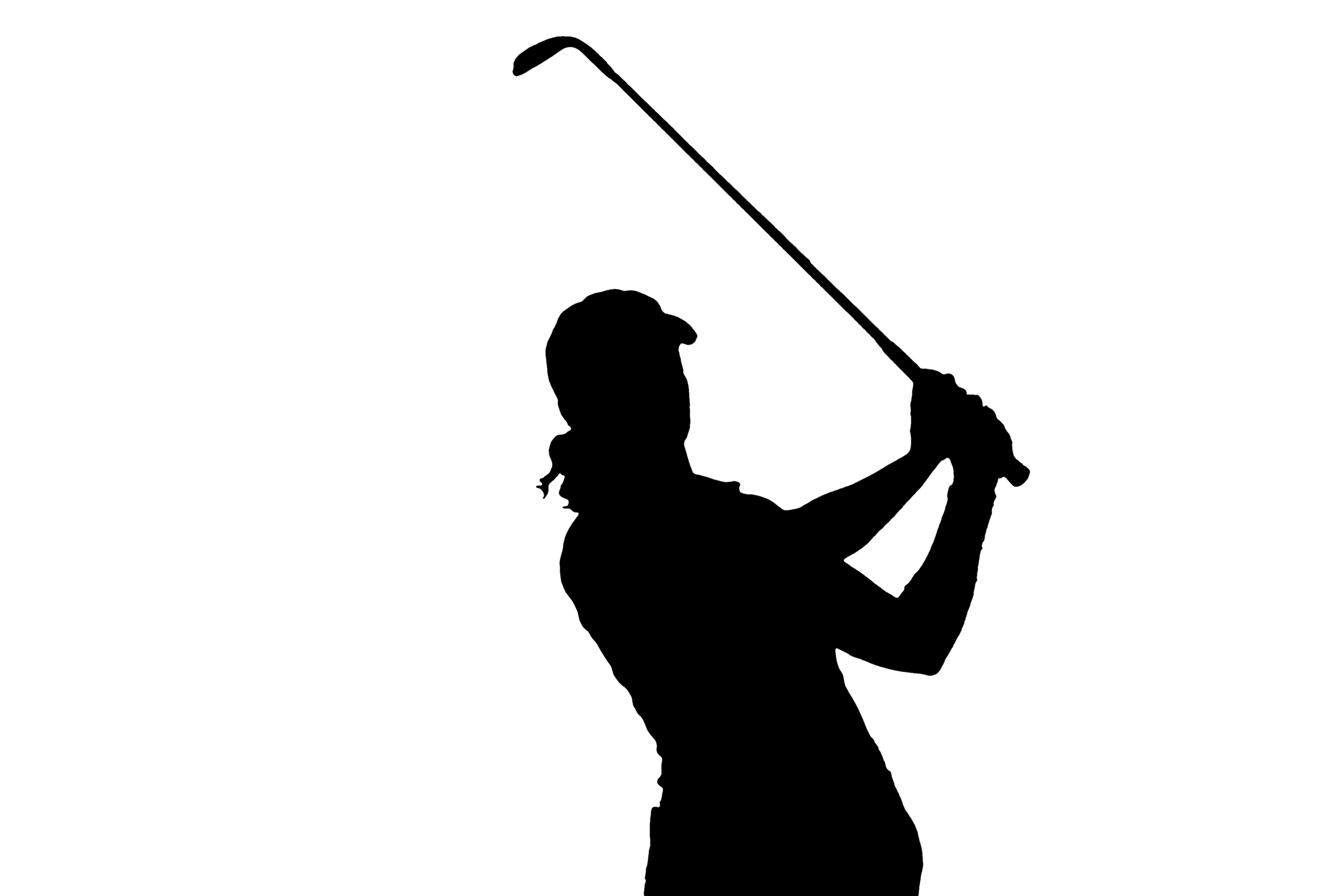 Woman Golfer Silhouette at GetDrawings | Free download