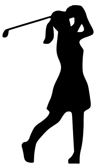 Woman Golfer Silhouette at GetDrawings | Free download