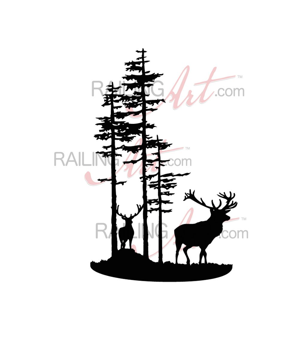 Woods Silhouette at GetDrawings | Free download