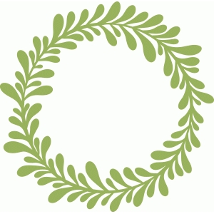 Wreath Silhouette at GetDrawings | Free download