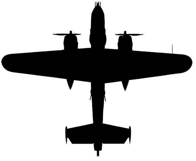 Ww2 Plane Silhouette At GetDrawings | Free Download