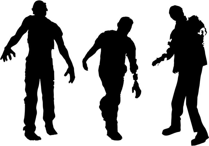 Zombie Silhouette Template at GetDrawings | Free download