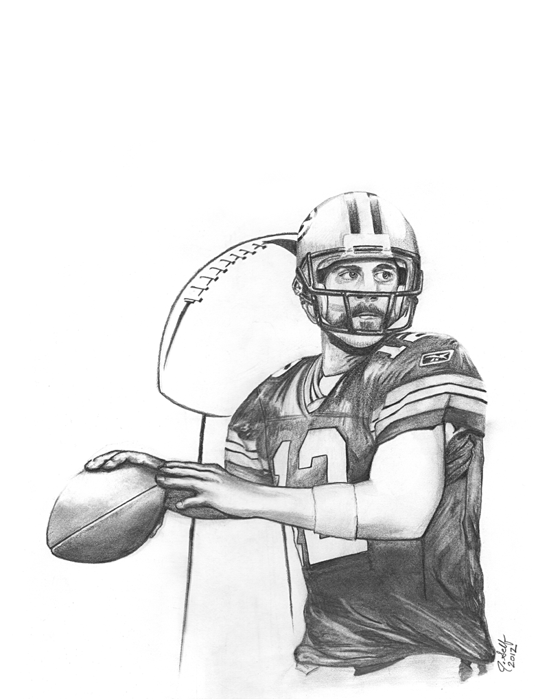 Aaron Rodgers Drawing at GetDrawings Free download