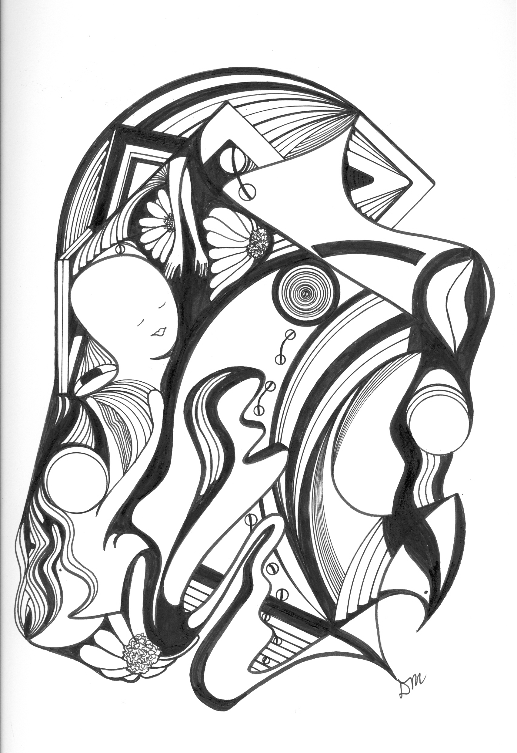 Abstract Ink Drawing Ideas - Popular Century