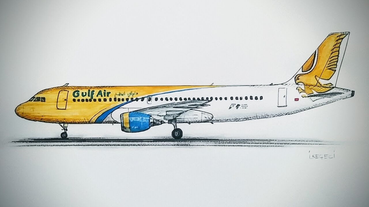 Airbus a320 рисунок