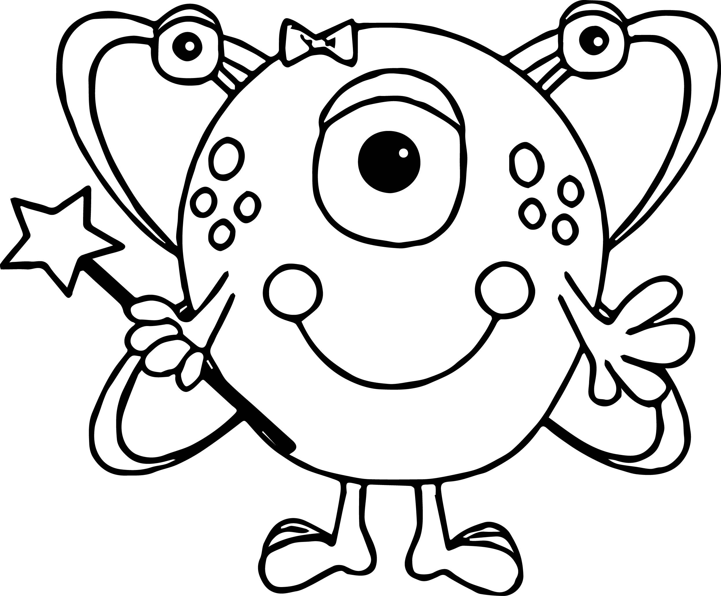 Alien Coloring Pages Printable Sketch Coloring Page