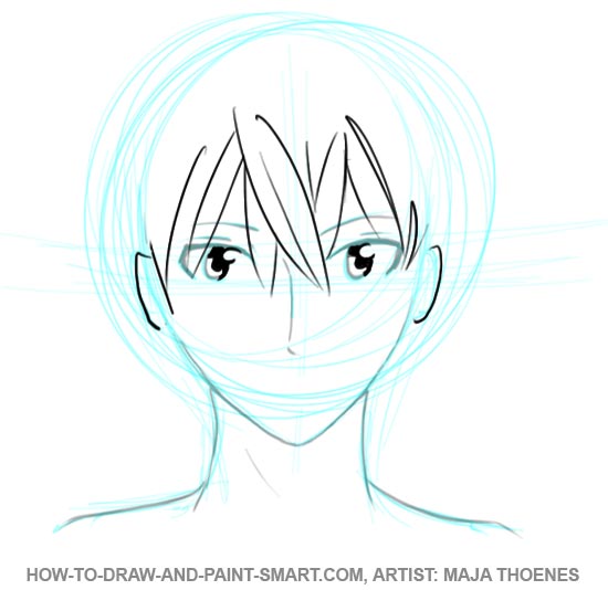 Anime Boy Drawing Step By Step at GetDrawings | Free download