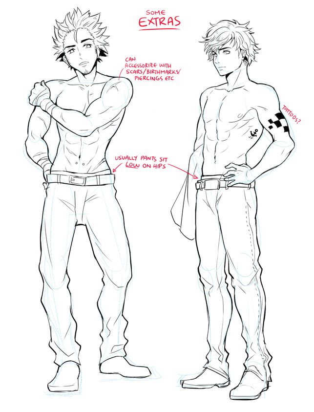 Anime Boy Full Body Drawing at GetDrawings Free download