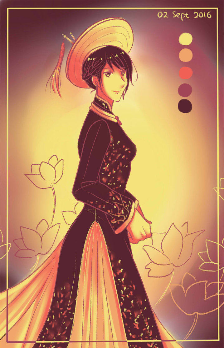 Ao Dai Drawing at GetDrawings Free download