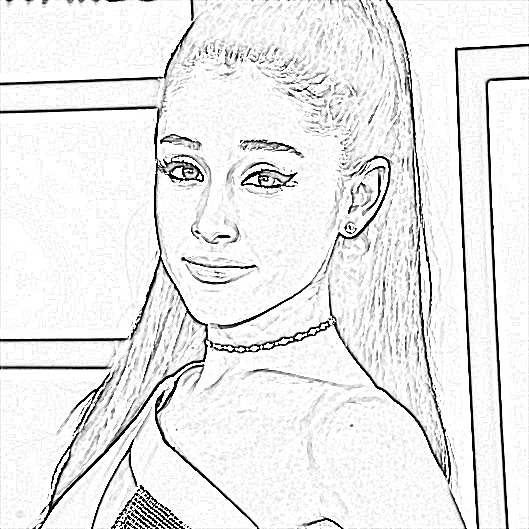 Ariana Grande Drawing Outline at GetDrawings Free download