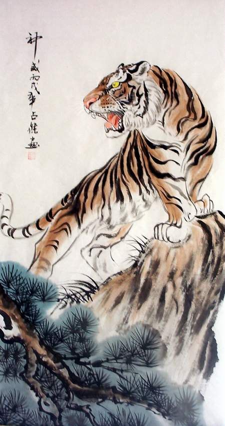 Asian Tiger Drawing at GetDrawings | Free download