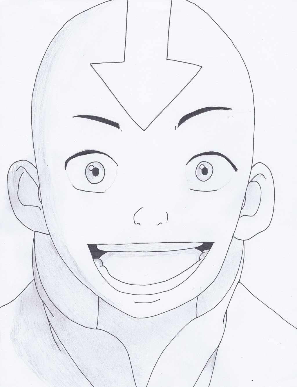 How To Draw Aang From Avatar The Last Airbender Drawi 9082