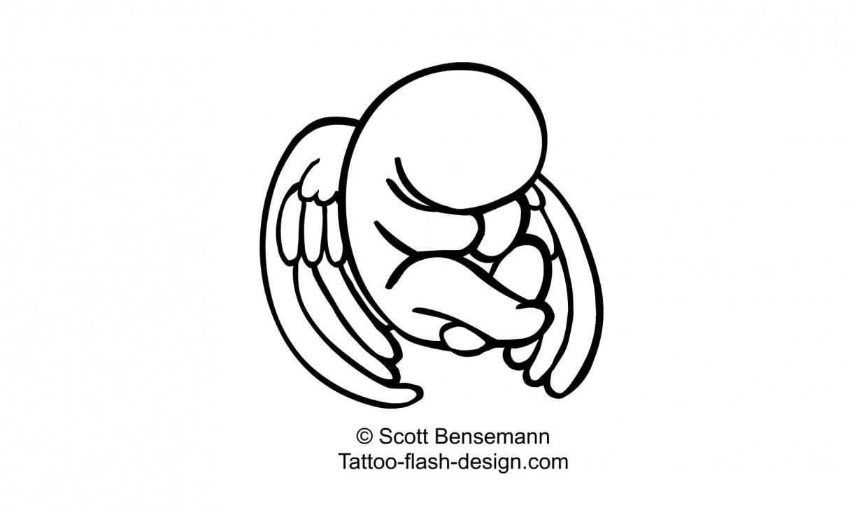 Featured image of post Baby Angel Drawing Outline