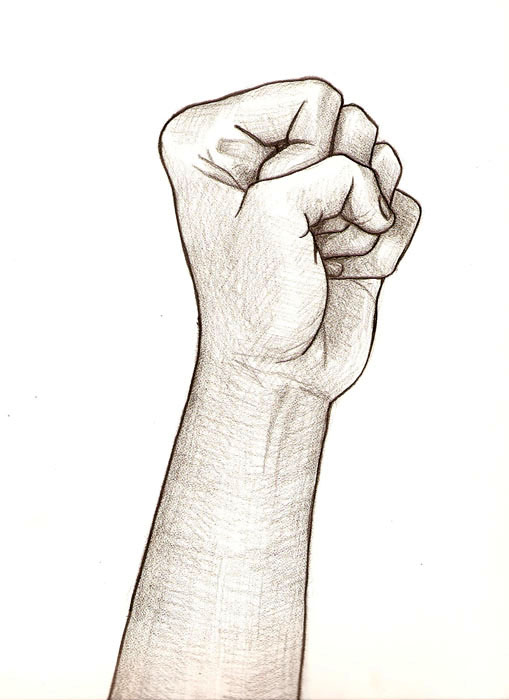 Balled Up Fist Drawing at GetDrawings Free download