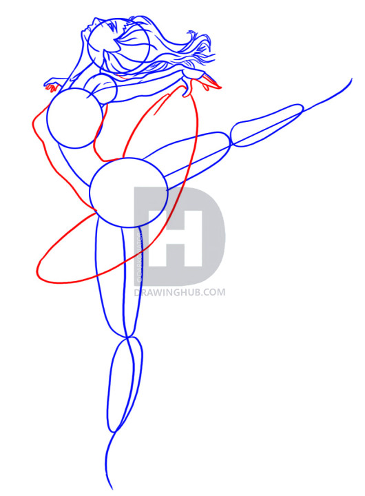 Ballerina Drawing Easy at GetDrawings | Free download