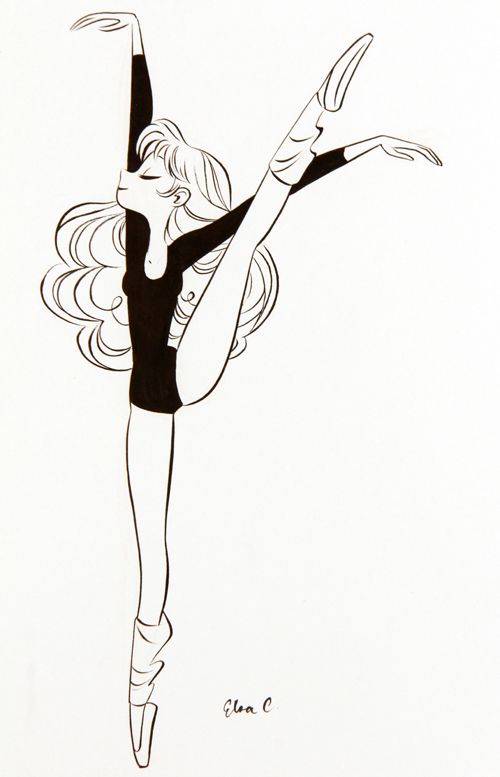 ballerina drawing poses