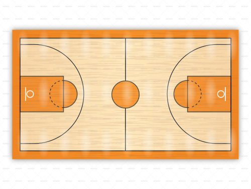 Basketball Court Drawing With Label at GetDrawings | Free ...