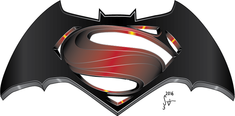 Batman Vs Superman Logo Drawing At GetDrawings | Free Download