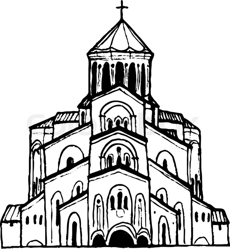 Cathedral Drawing at GetDrawings | Free download