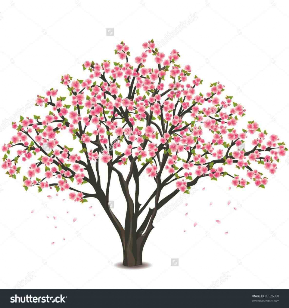 Cherry Blossom Tree Drawing Outline at GetDrawings Free download