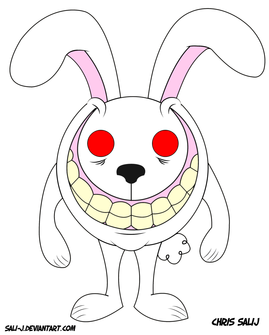Creepy Bunny Drawing at GetDrawings Free download