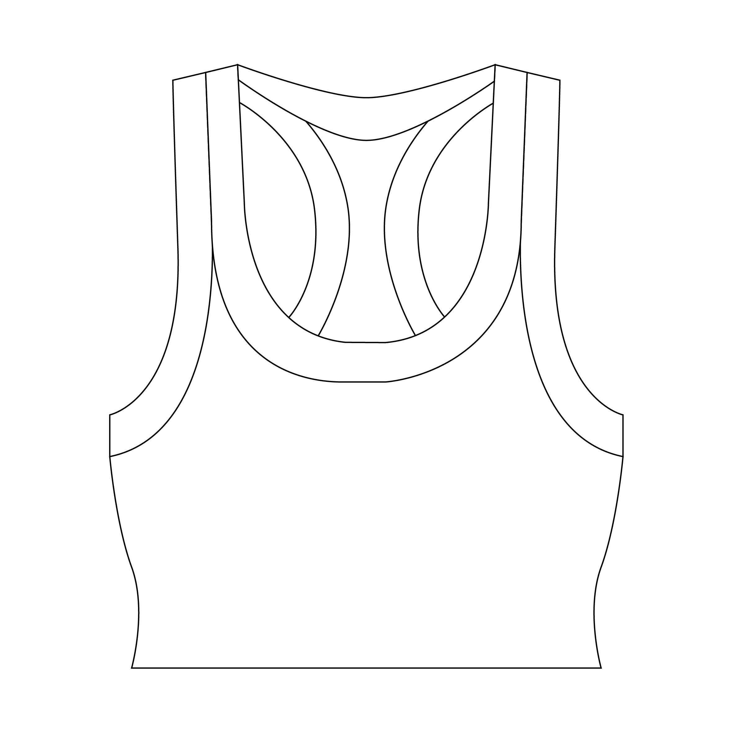 Crop Top Technical Drawing at GetDrawings Free download