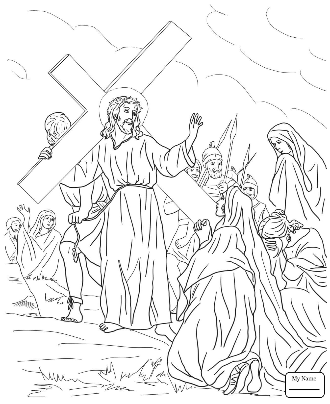 Crucifixion Of Jesus Drawing At Getdrawings 