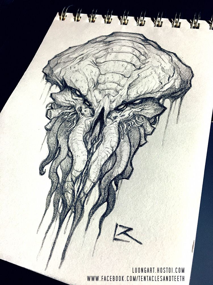 Cthulhu Drawing at GetDrawings | Free download