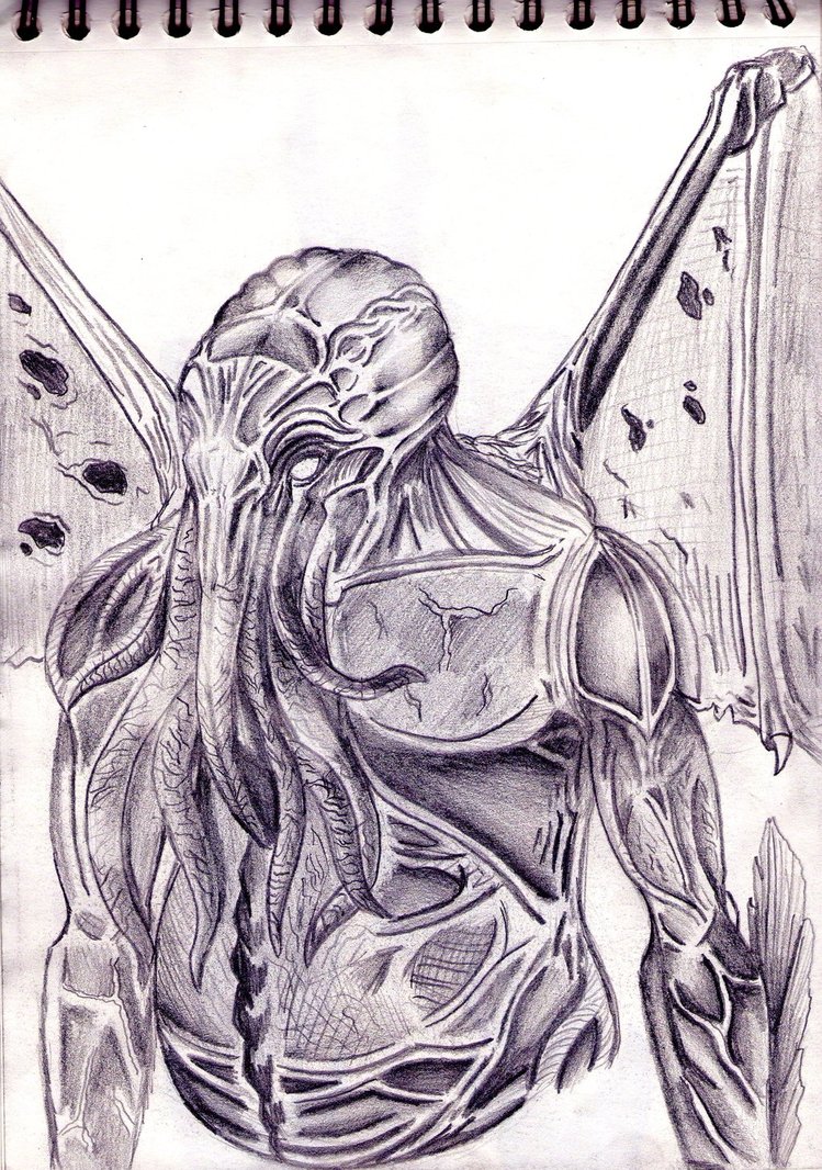 Cthulhu Drawing at GetDrawings | Free download