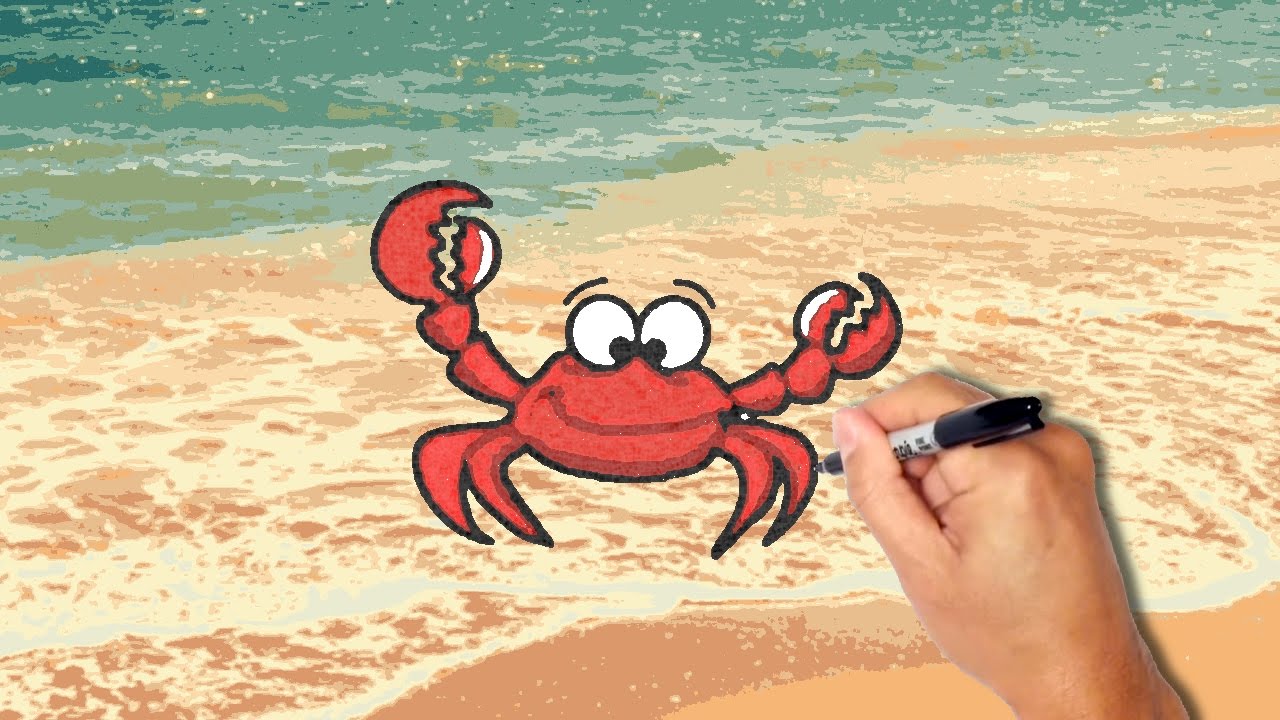 Cute Crab Drawing at GetDrawings | Free download