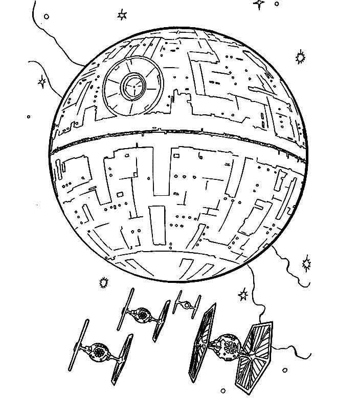 Death Star Line Drawing at GetDrawings | Free download