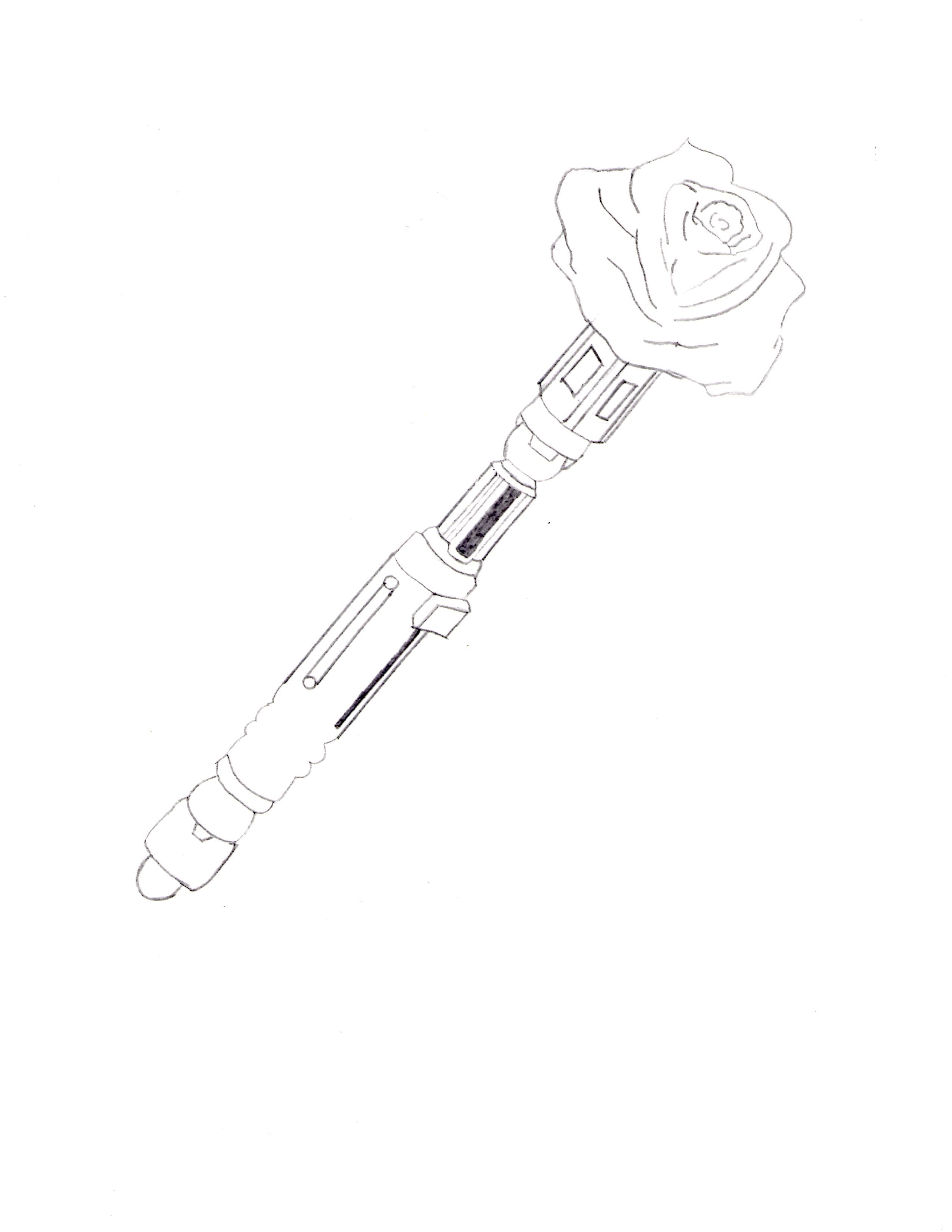 Doctor Who Sonic Screwdriver Drawing at GetDrawings | Free download