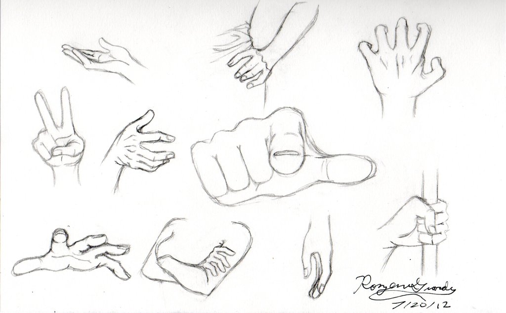 Drawing Reference Anime Hand Reaching Out Front View - Akai Wallpaper