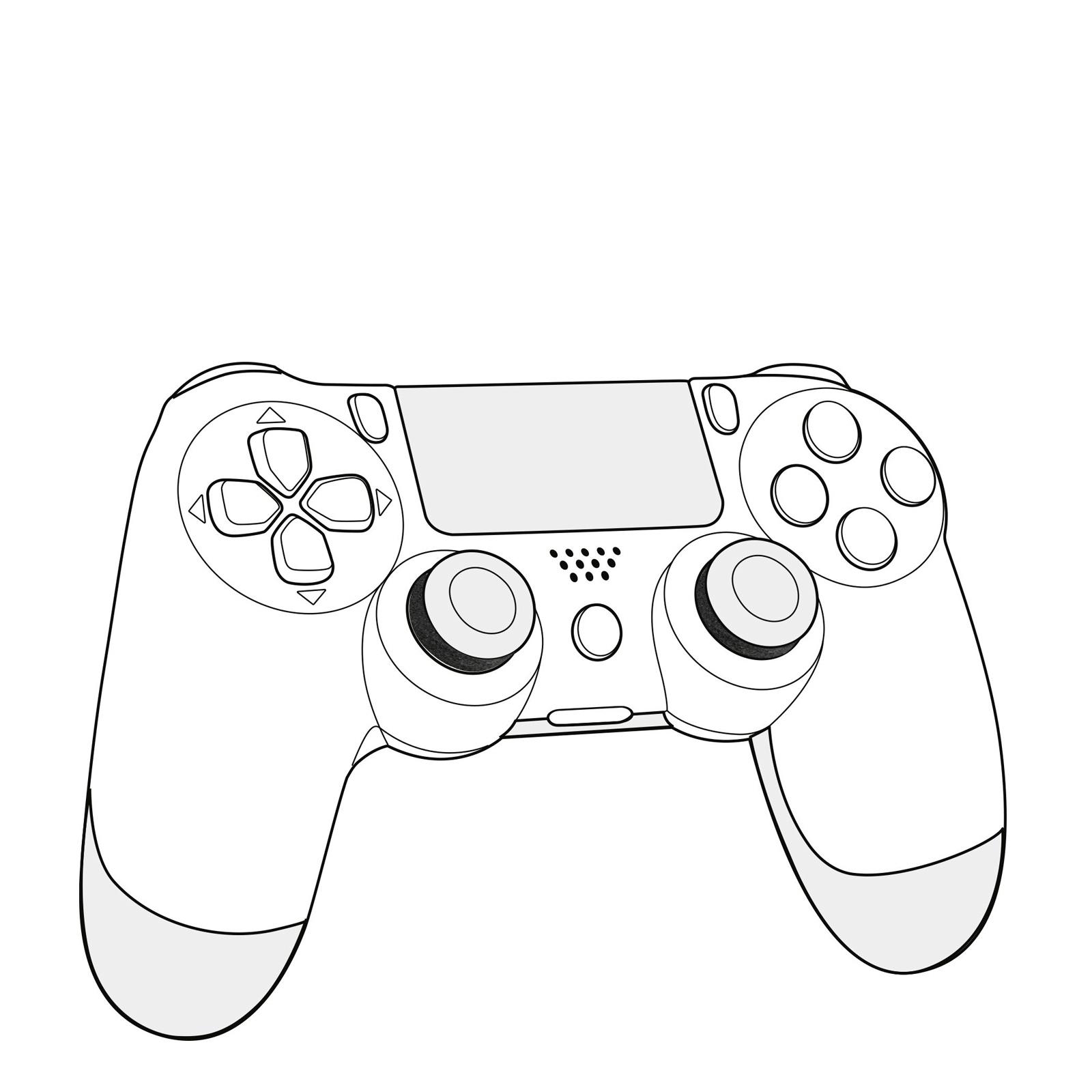 Drawing Of A Ps4 Controller at GetDrawings Free download