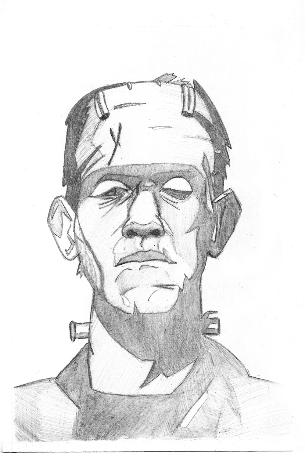 Drawing Of Frankenstein Monster at GetDrawings Free download